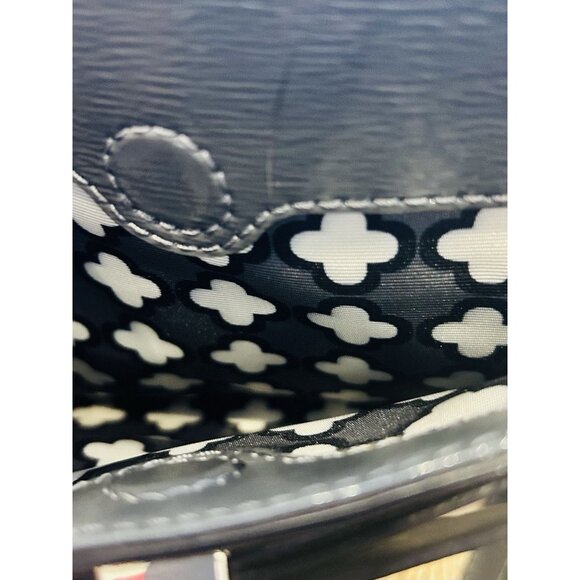 KATE SPADE NEW YORK Beacon Court Jeanne Satchel Bag Gray Patent Leather - Picture 4 of 14